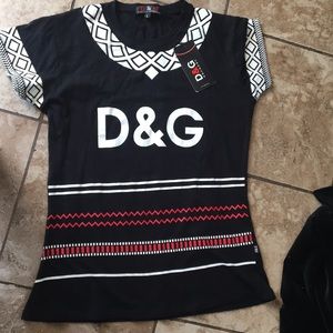 DOLCE & GABBANA BLACK WOMENS SHIRT